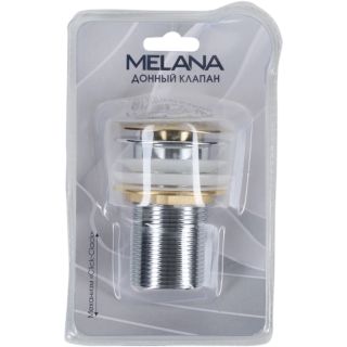 Донный клапан Melana MLN-330304G без перелива золото